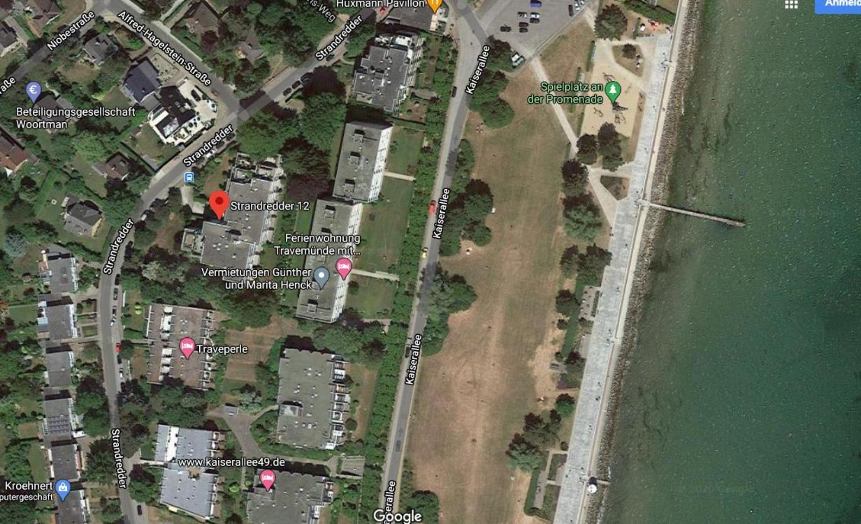 Apartment 3 Minuten Zu Fuss Zum Meer ลูเบค ภายนอก รูปภาพ